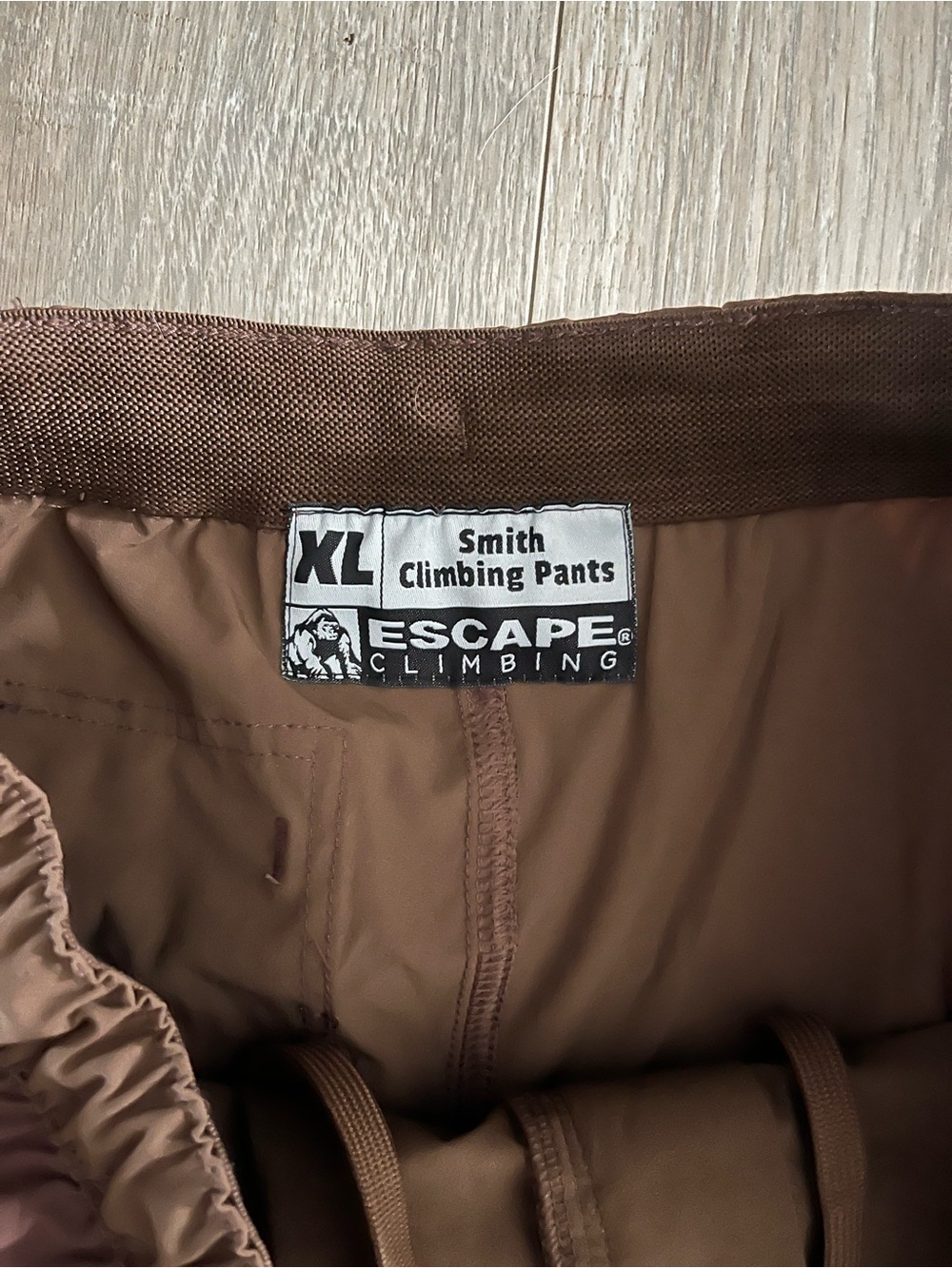 Escape Climbing Men’s Smith Climbing Pants Tan Brown - Size XL - Picture 6 of 10